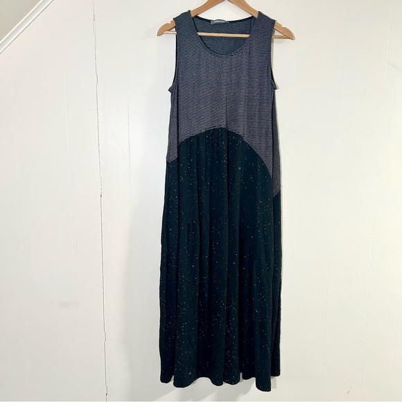 Alembika Sprinkle Crinkle Tank Dress in Black sz 3 (US 10-12) - Picture 2 of 5